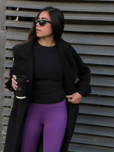 PURPLE LEGGINGS