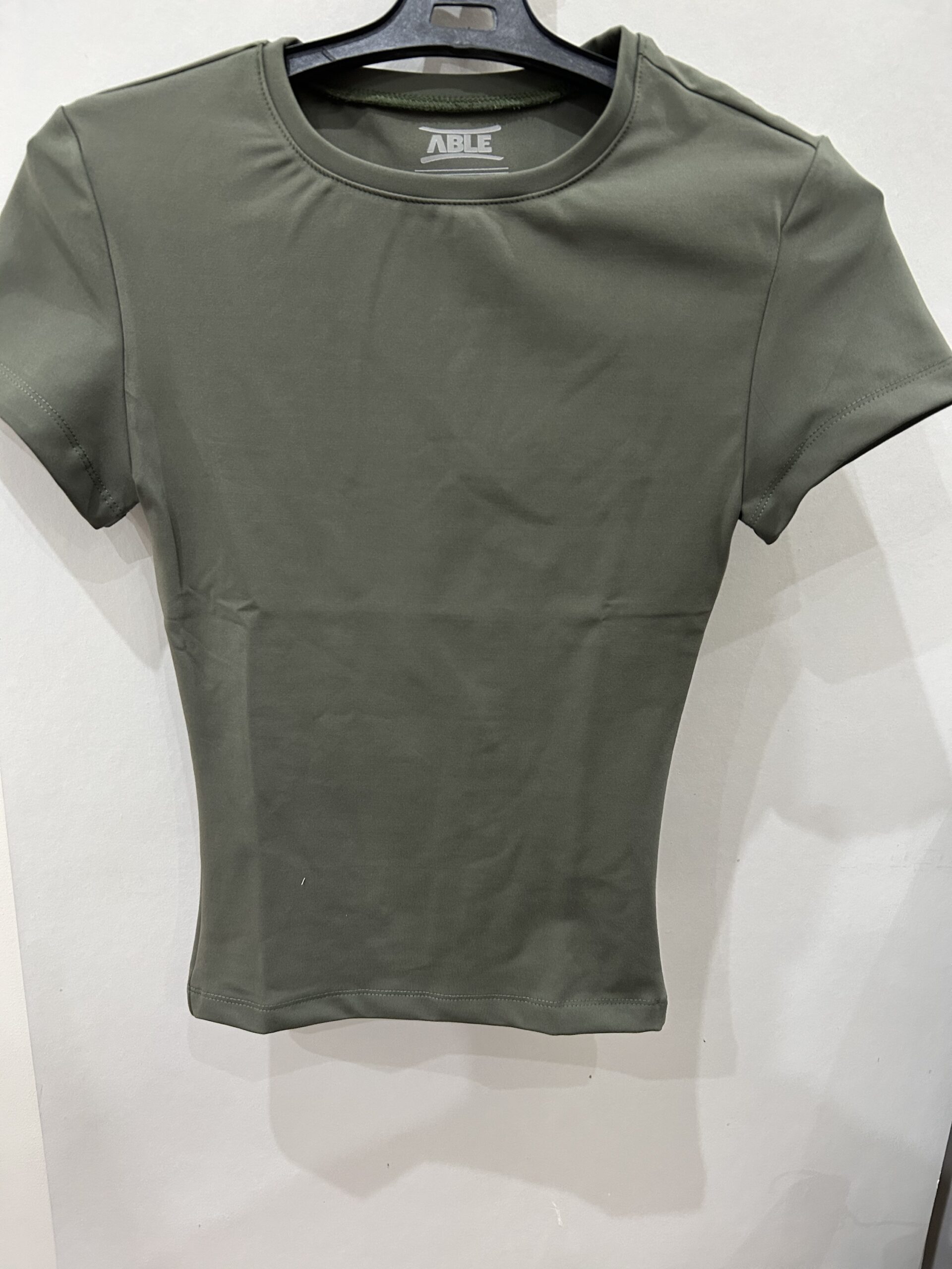 Olive short sleeve top