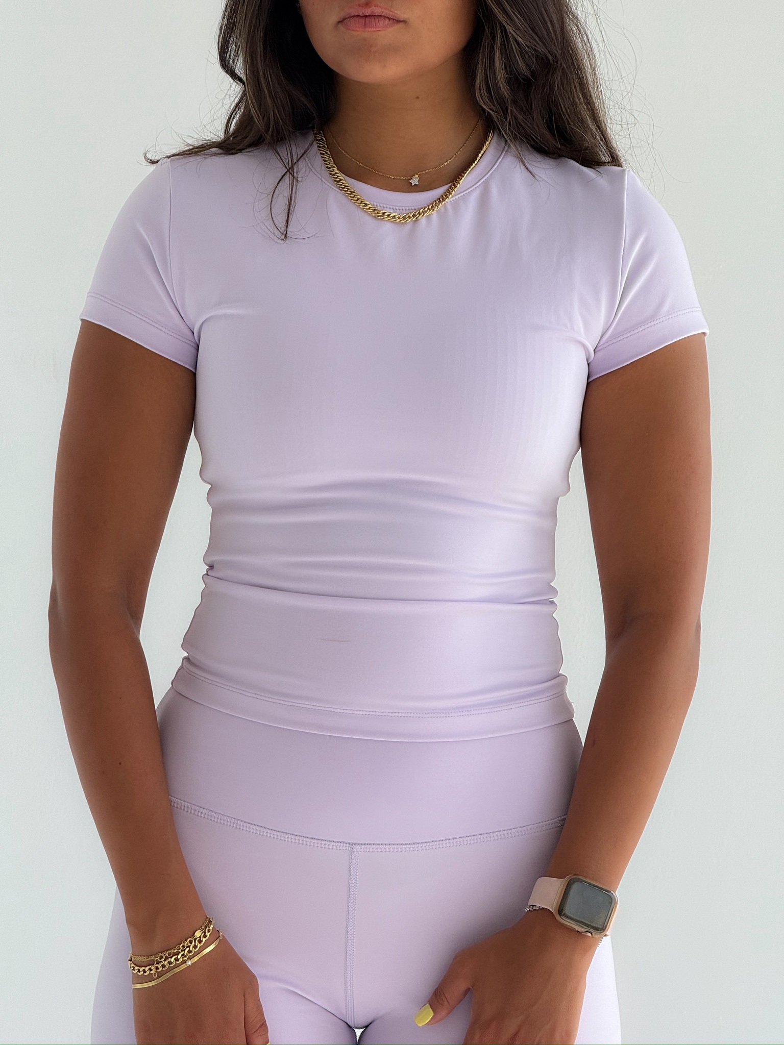 LILAC  short sleeve top