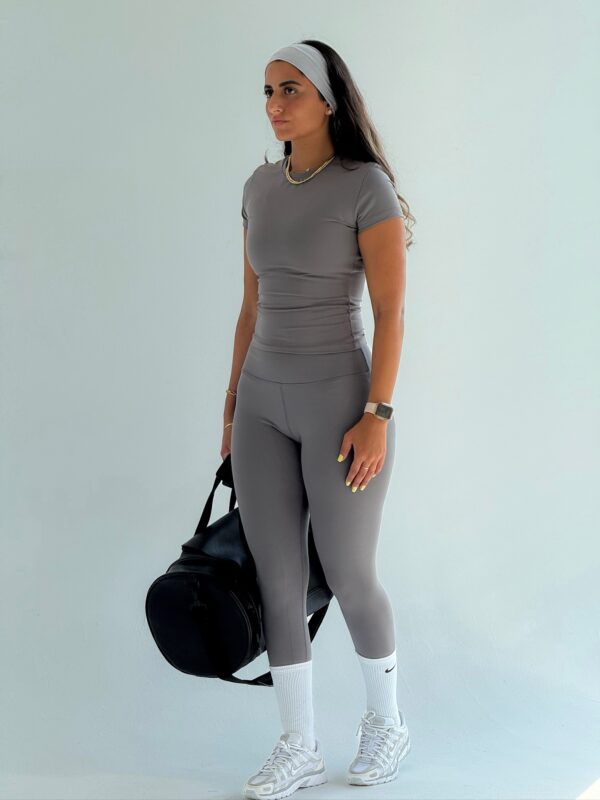 Dark grey leggings - Image 4