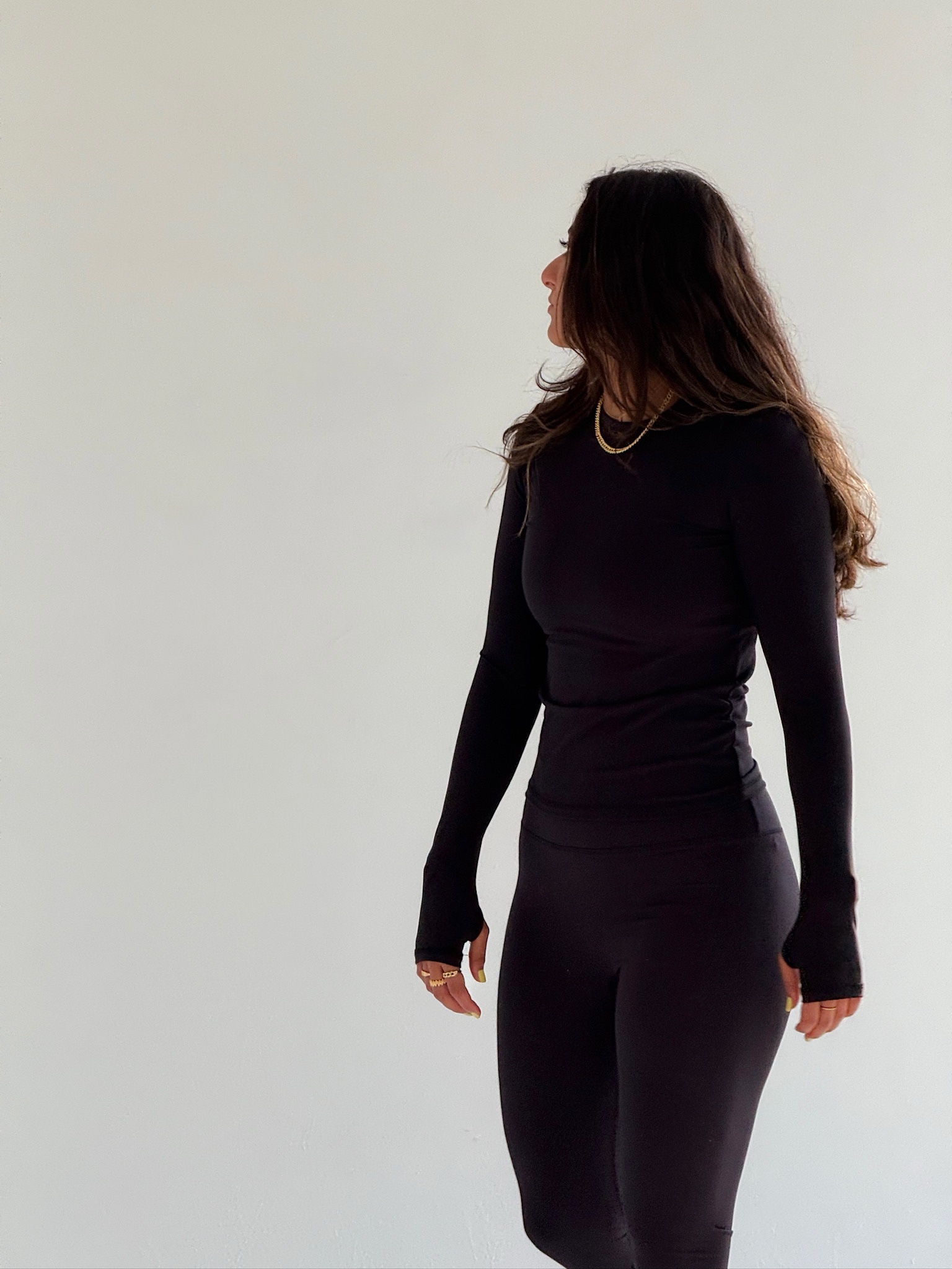 Black Long sleeve top
